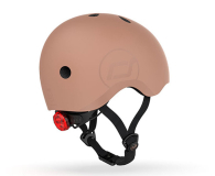 Scoot & Ride Kask Ochronny S-M dla dzieci 3+ Mocha - 1357025 - zdjęcie 4